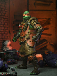 TMNT THE LAST RONIN - ULTIMATE FLASHBACK MICHELANGELO - 7" SCALE ACTION FIGURE - Back