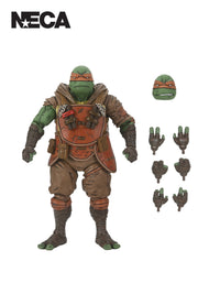 TMNT THE LAST RONIN - ULTIMATE FLASHBACK MICHELANGELO - 7" SCALE ACTION FIGURE - Front