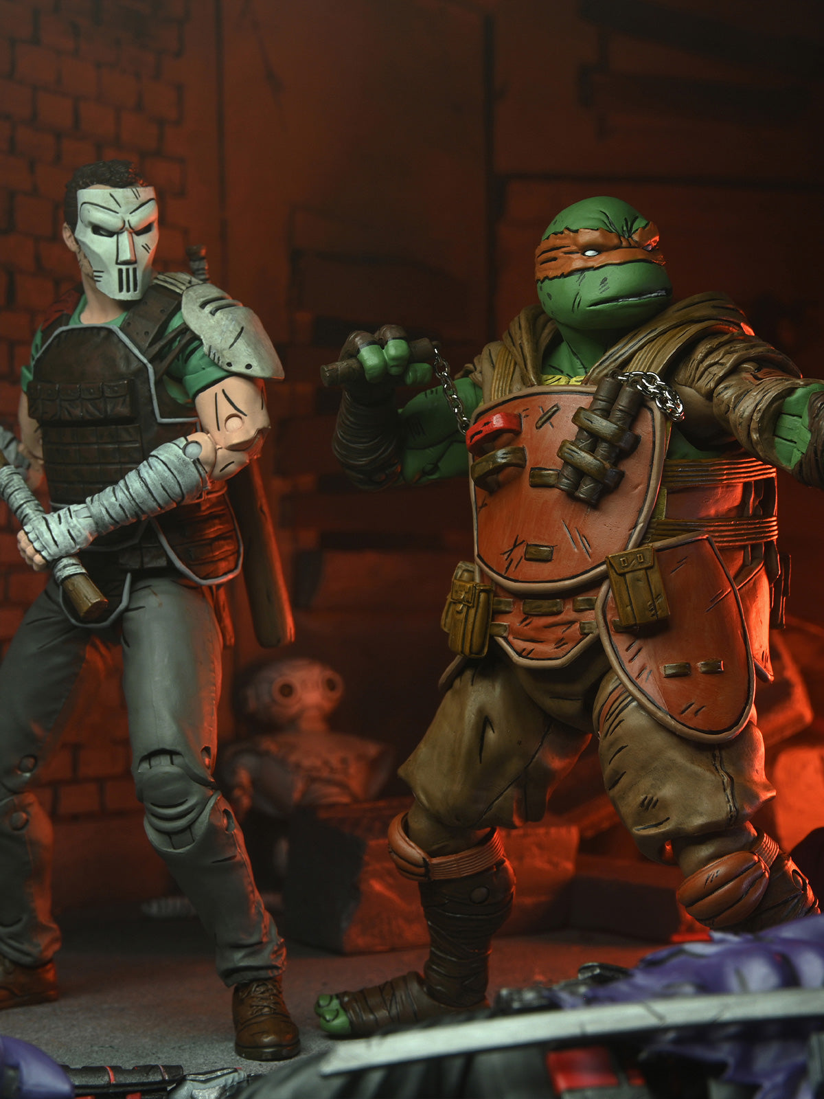 TMNT THE LAST RONIN - ULTIMATE FLASHBACK MICHELANGELO - 7" SCALE ACTION FIGURE - Packaging