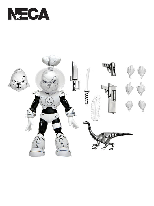 SPACE USAGI YOJIMBO BLACK &amp; WHITE - 7" SCALE ACTION FIGURE - Front