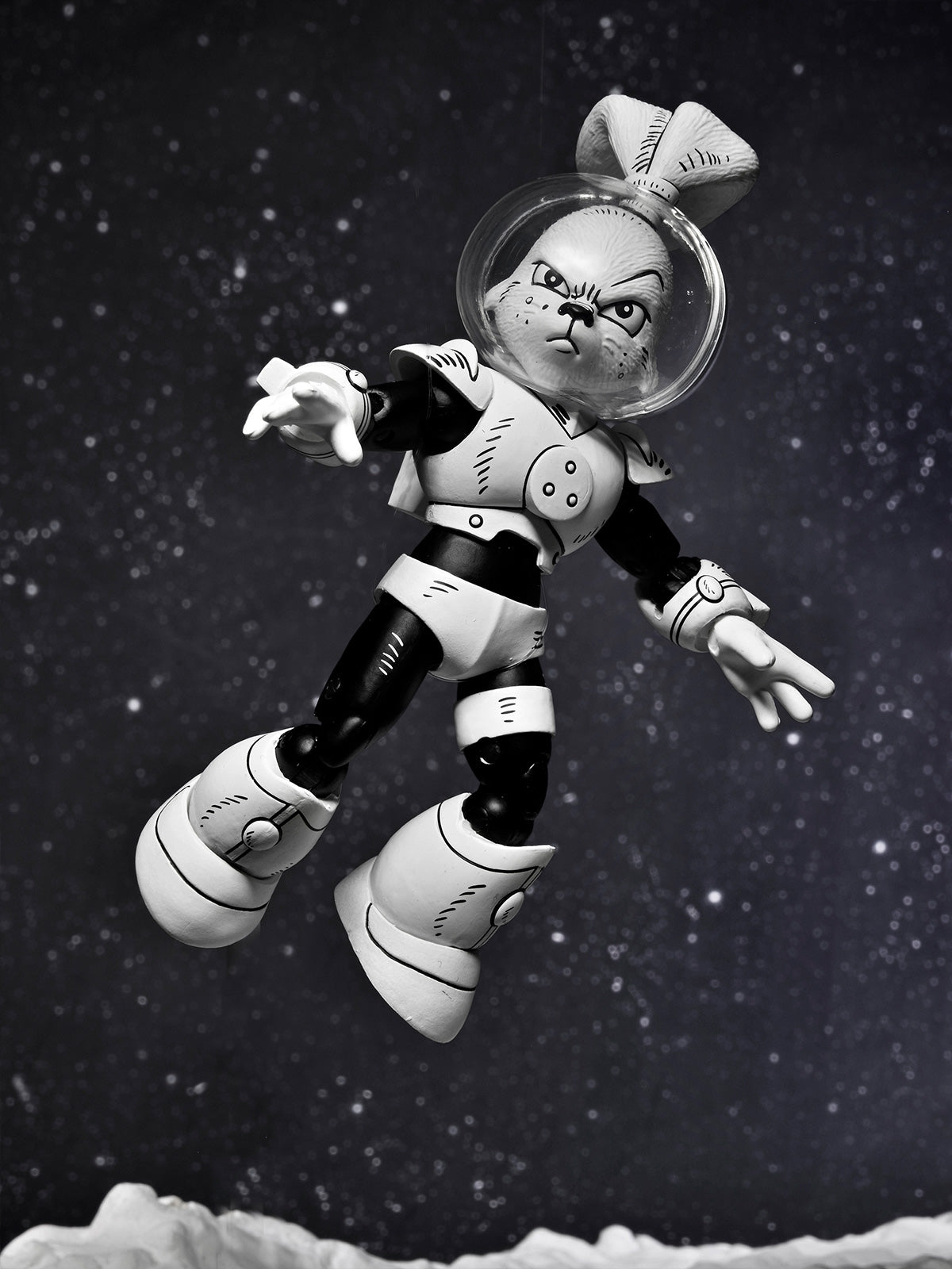 SPACE USAGI YOJIMBO BLACK &amp; WHITE - 7" SCALE ACTION FIGURE
