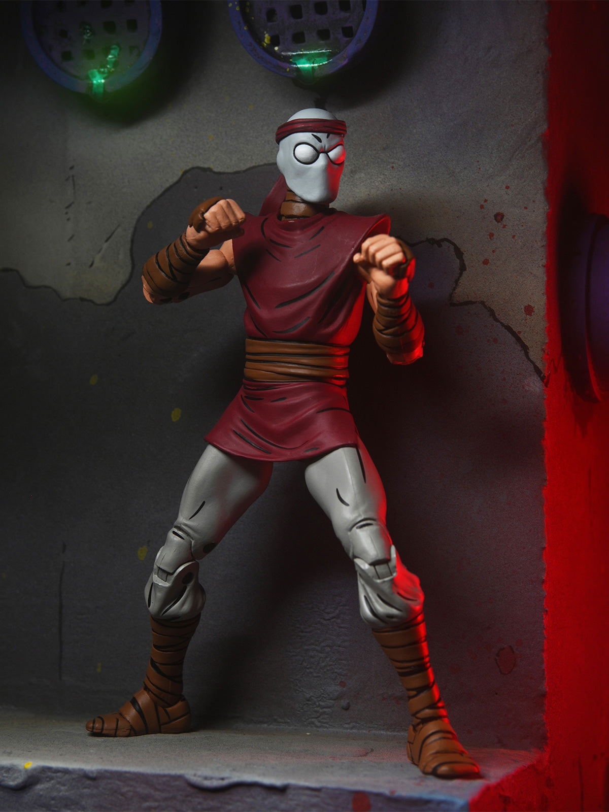 TMNT FOOT NINJA (CLASSIC COLORS) MIRAGE COMICS 7" SCALE ACTION FIGURE - Side