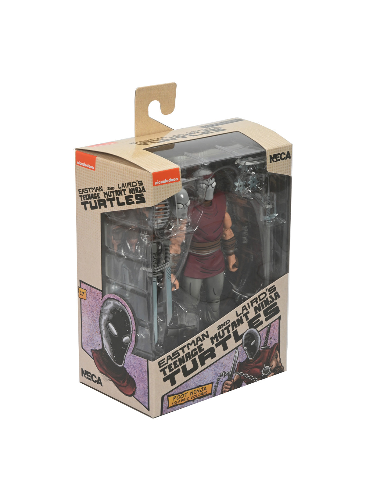 TMNT FOOT NINJA (CLASSIC COLORS) MIRAGE COMICS 7" SCALE ACTION FIGURE