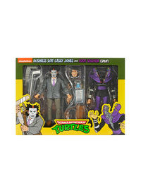 TMNT BUSINESS SUIT CASEY JONES &amp; SPLIT FOOT SOLDIER - 2 PACK - 7" SCALE ACTION FIGURES