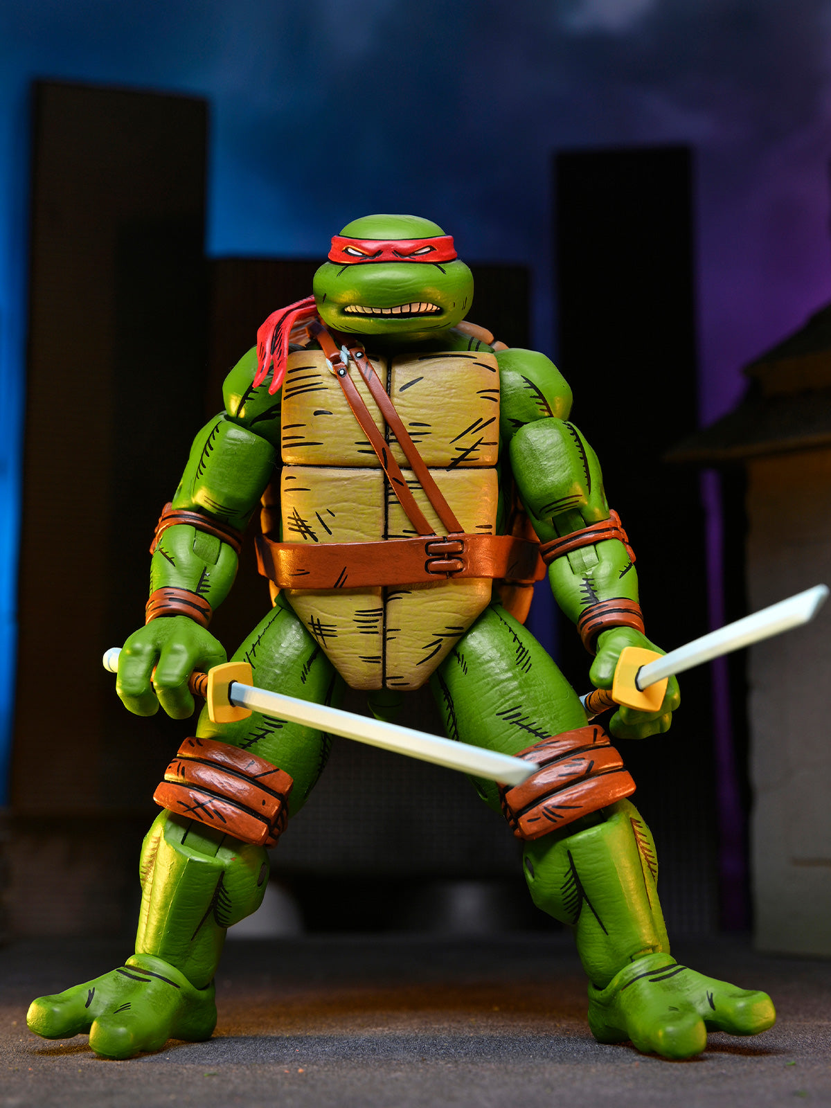 TMNT MIRAGE COMICS - LEONARDO - 7" SCALE ACTION FIGURE - Back
