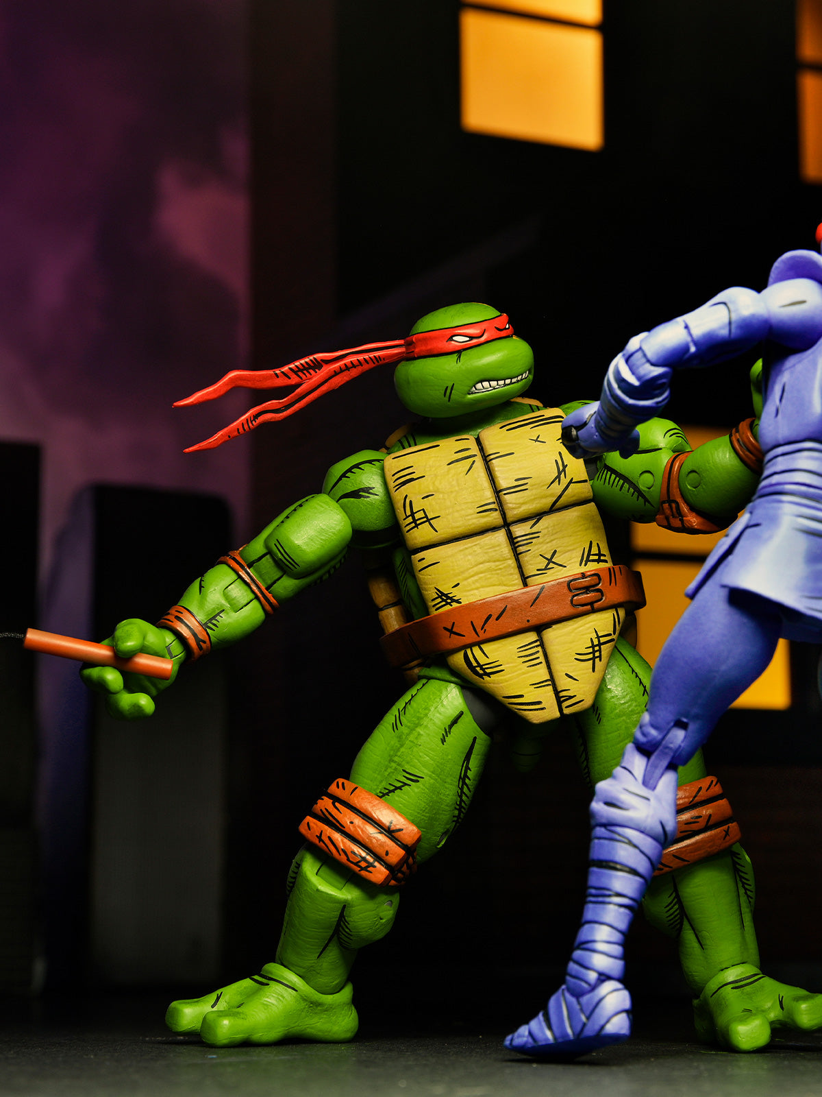 TMNT MIRAGE COMICS - MICHELANGELO - 7" SCALE ACTION FIGURE - Packaging