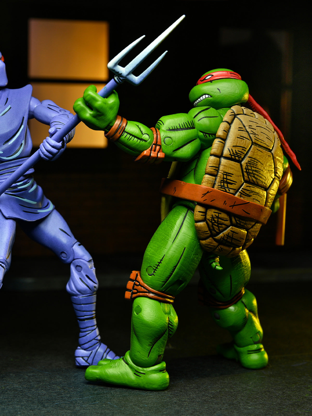 TMNT MIRAGE COMICS - MICHELANGELO - 7" SCALE ACTION FIGURE - Side