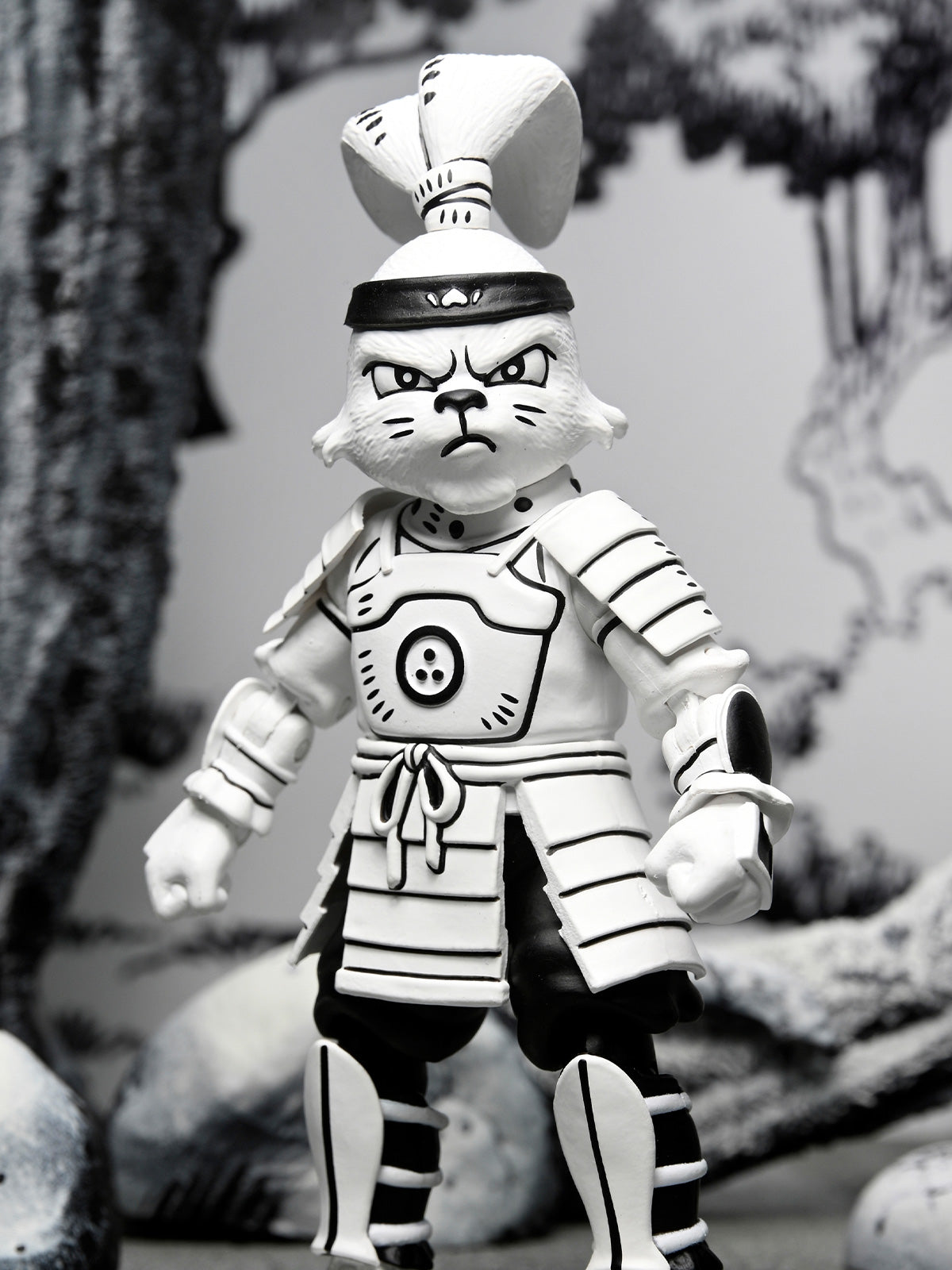 SAMURAI USAGI YOJIMBO BLACK &amp; WHITE - 7" SCALE ACTION FIGURE - Back
