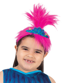 TROLLS POPPY COSTUME - SIZE 4-6 - Back