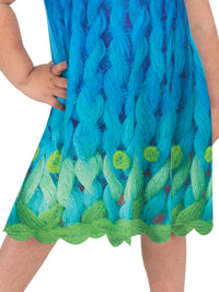 TROLLS POPPY COSTUME - SIZE 4-6 - Side