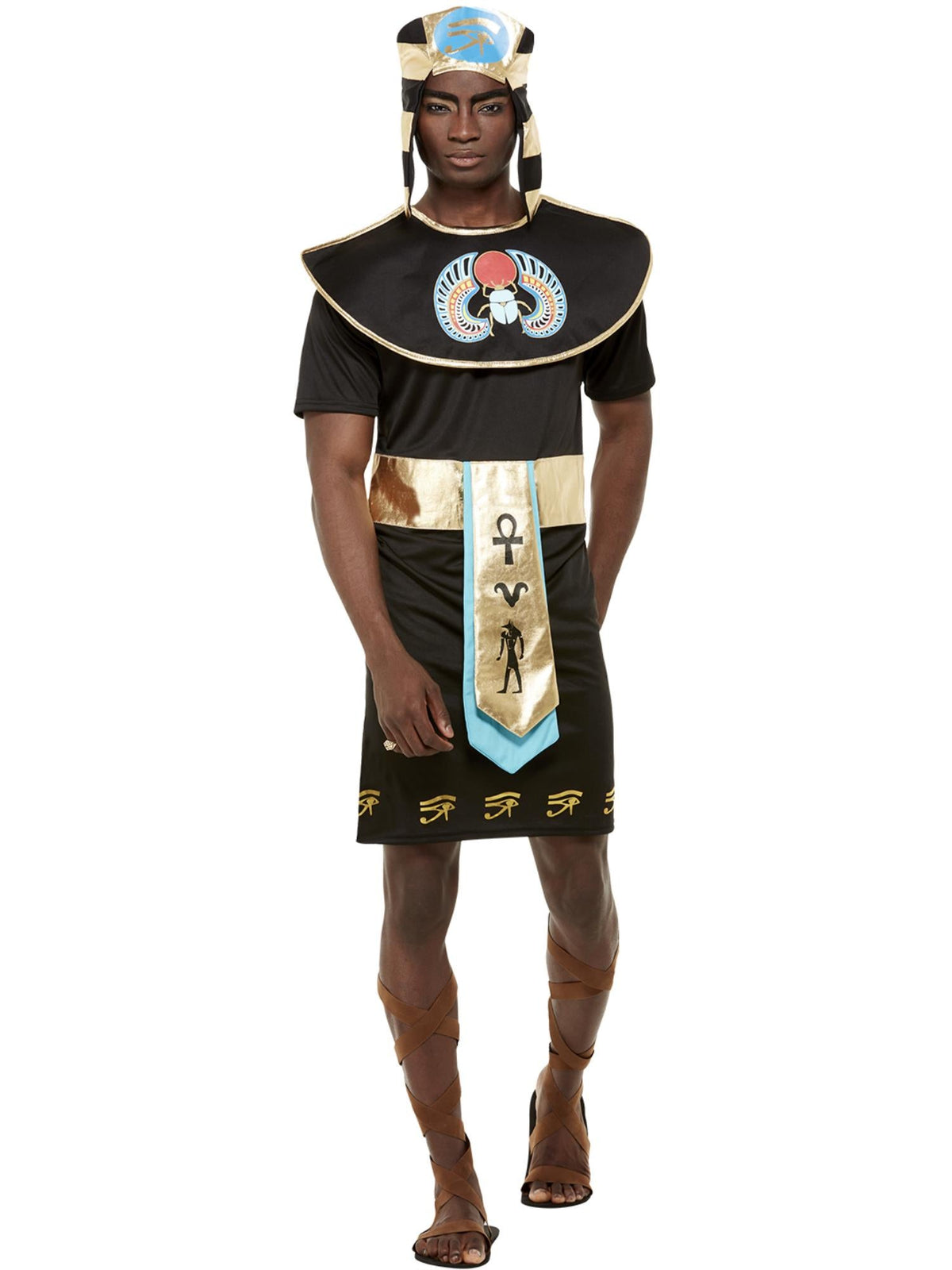 EGYPTIAN KING COSTUME, BLACK - Packaging