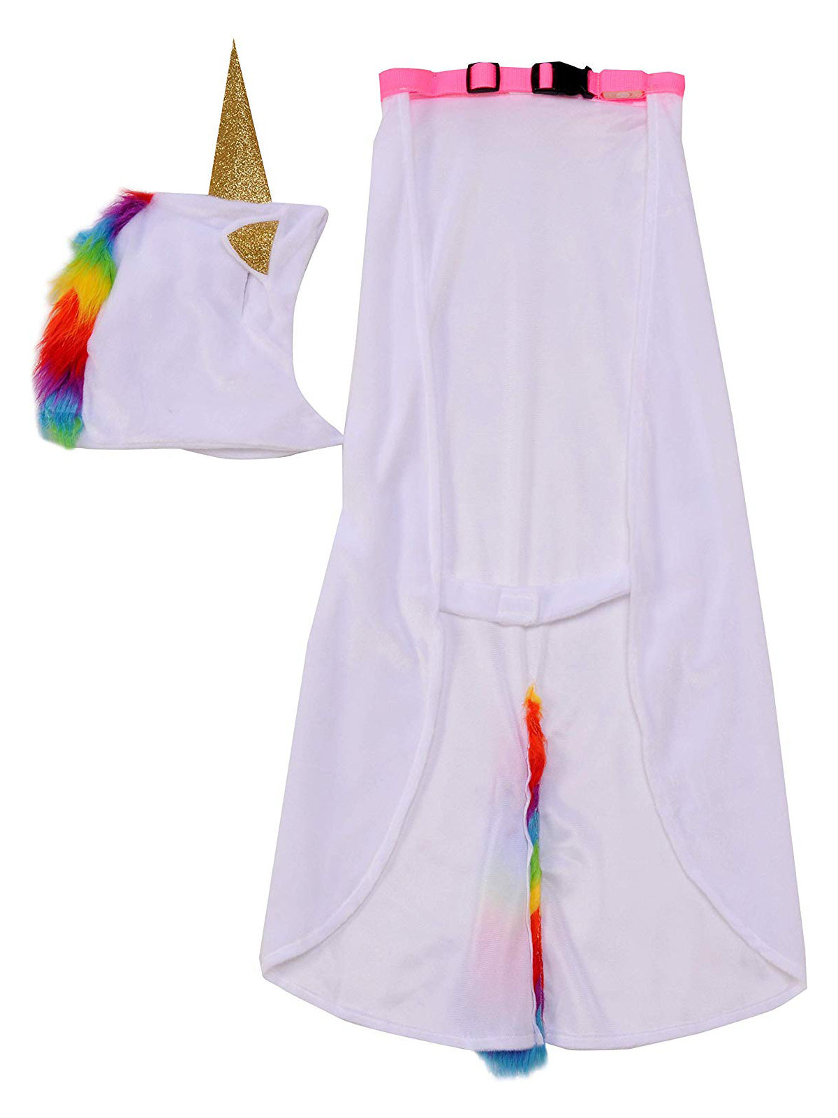 UNICORN LIGHT UP PET COSTUME, PETS - Side