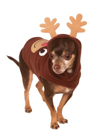 REINDEER HOODIE PET COSTUME - Front