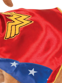 WONDER WOMAN CAPE COSTUME, PET - Back