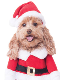 WALKING SANTA DELUXE PET COSTUME - Back