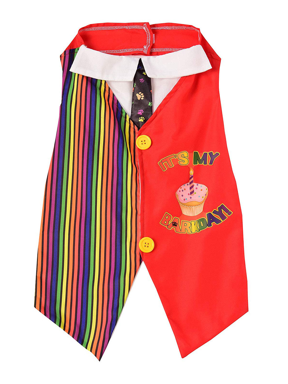 BARKDAY VEST PET COSTUME COSTUME - Side