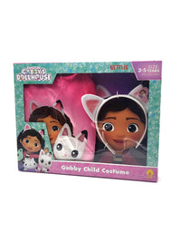 GABBY'S DOLLHOUSE COSTUME BOX SET, CHILD - 3-5 YRS - Packaging