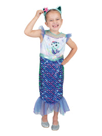 MERCAT MERMAID COSTUME - GABBY'S DOLLHOUSE, CHILD