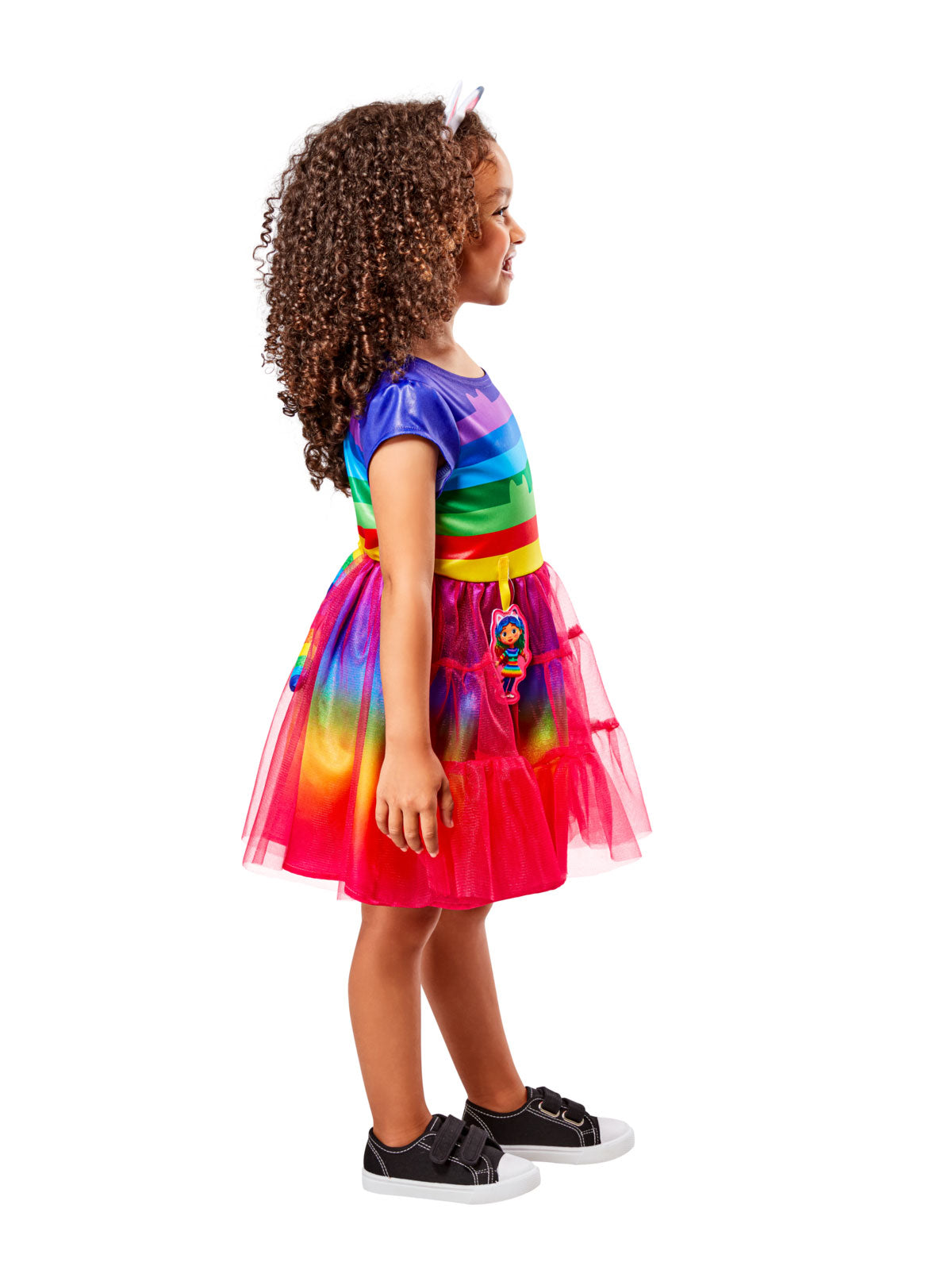 GABBY'S RAINBOW DELUXE COSTUME, CHILD - 3-5 YRS - Back