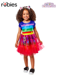 GABBY'S RAINBOW DELUXE COSTUME, CHILD - 3-5 YRS - Front