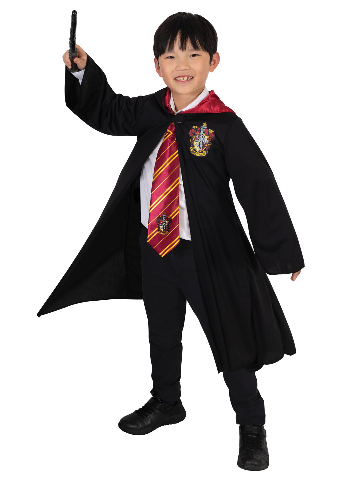 GRYFFINDOR ROBE &amp; WAND, CHILD SIZE 9+ - Back