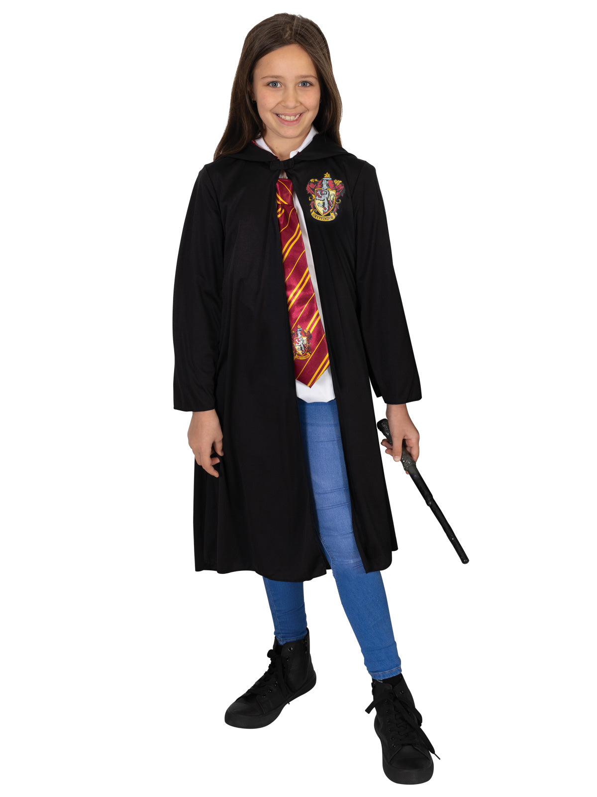 GRYFFINDOR ROBE &amp; WAND, CHILD SIZE 6+ - Side