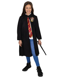 GRYFFINDOR ROBE &amp; WAND, CHILD SIZE 9+ - Side