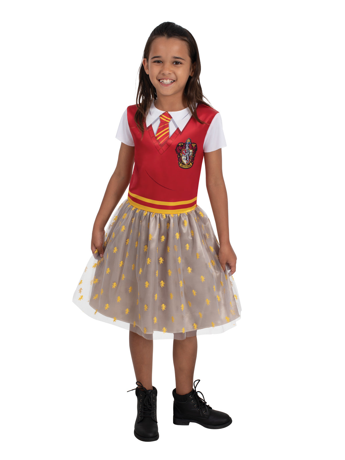GRYFFINDOR TUTU COSTUME, SIZE 6-8 - Back