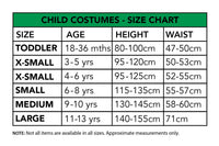 GRYFFINDOR TUTU COSTUME, SIZE 6-8