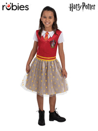 GRYFFINDOR TUTU COSTUME, SIZE 6-8 - Front