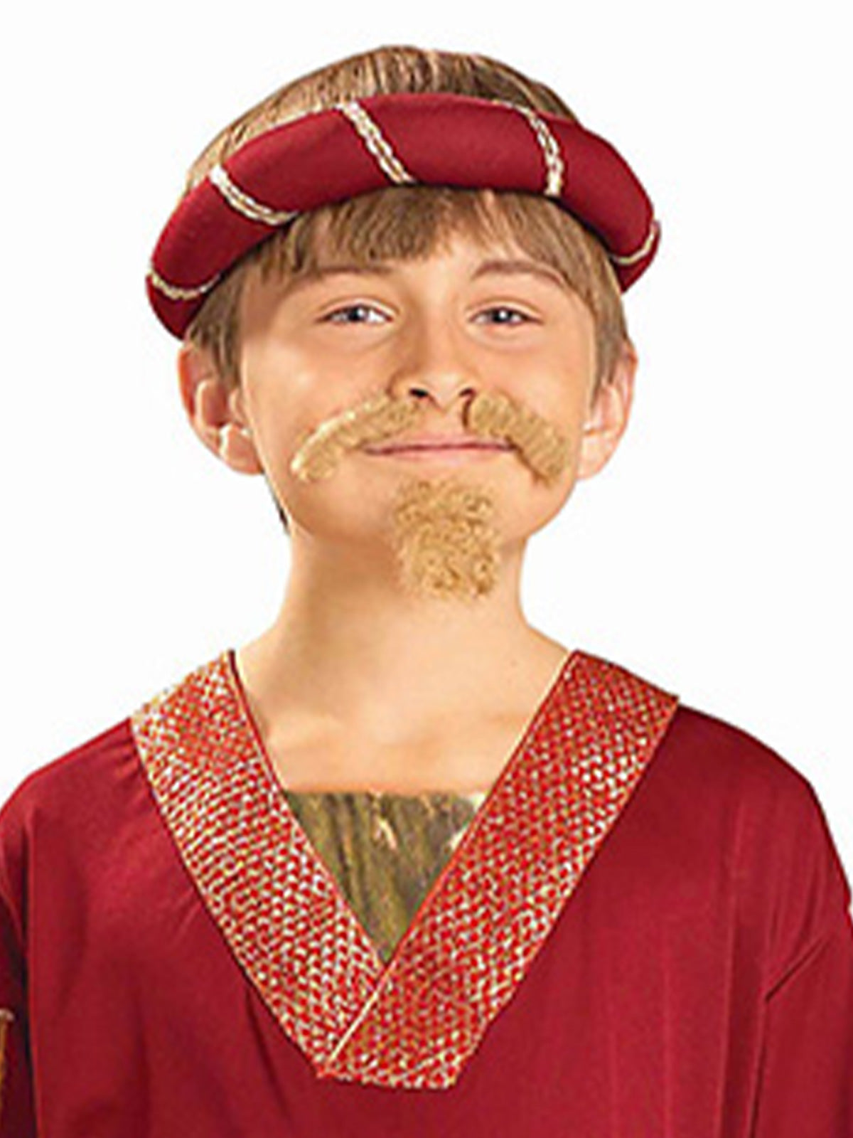 WISEMAN BURGUNDY COSTUME, CHILD - Back
