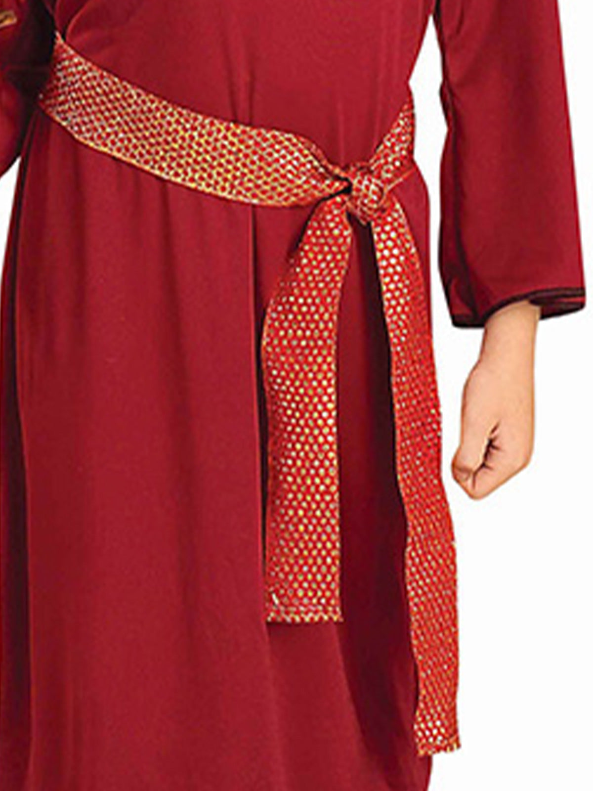 WISEMAN BURGUNDY COSTUME, CHILD - Side
