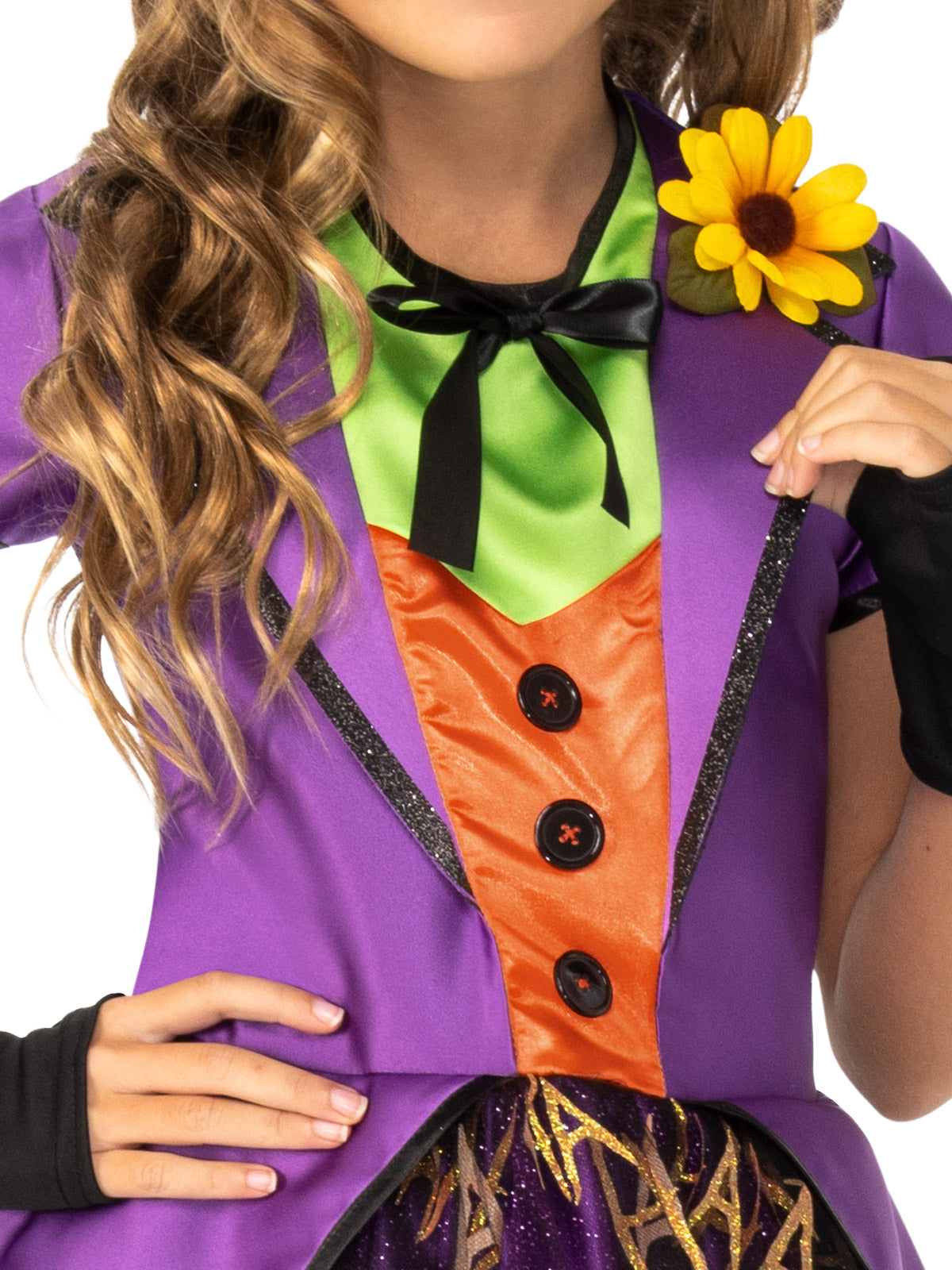 THE JOKER DELUXE TUTU COSTUME, CHILD - Back