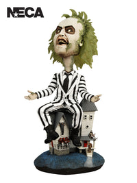 BEETLEJUICE (1988) - STRIPED SUIT BEETLEJUICE HEAD KNOCKER - Front