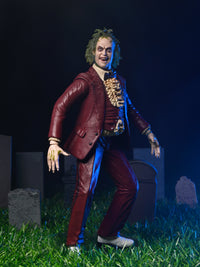BEETLEJUICE (1988) - RED TUXEDO BEETLEJUICE - 7" SCALE ACTION FIGURE