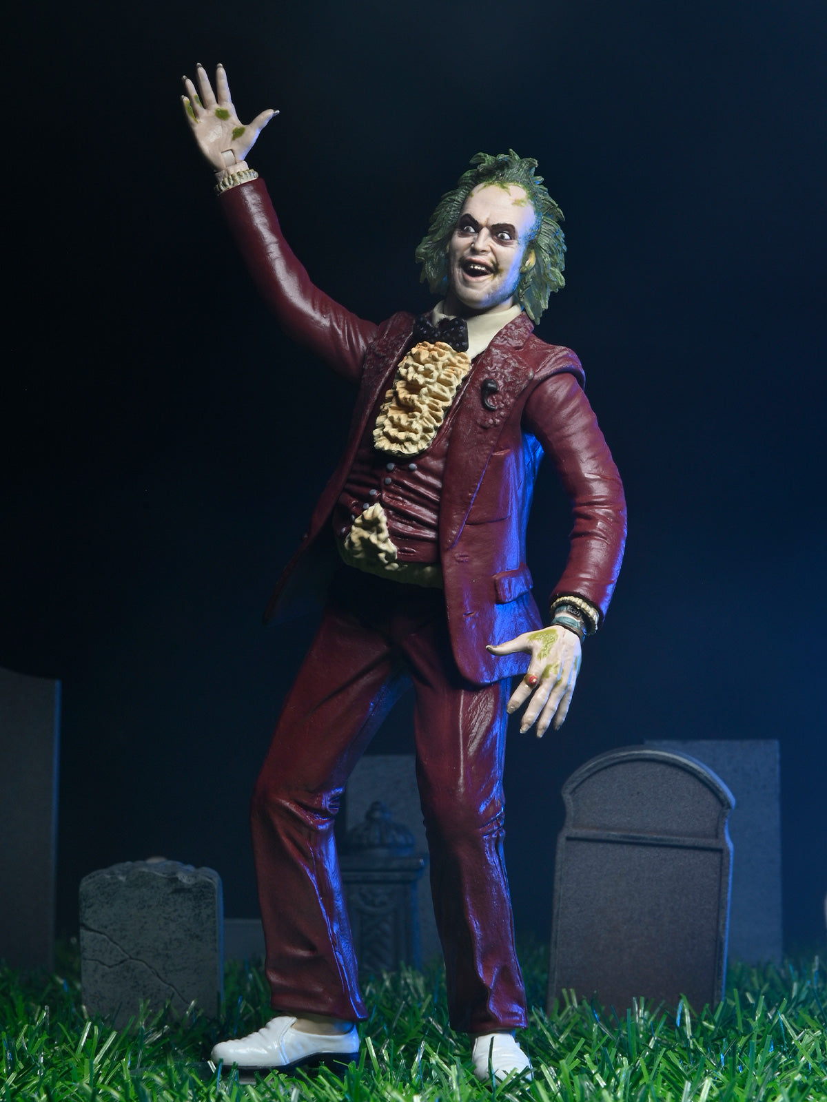 BEETLEJUICE (1988) - RED TUXEDO BEETLEJUICE - 7" SCALE ACTION FIGURE - Packaging