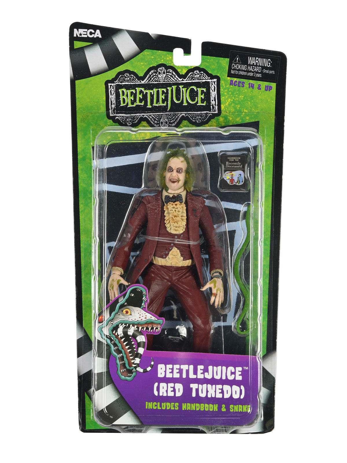 BEETLEJUICE (1988) - RED TUXEDO BEETLEJUICE - 7" SCALE ACTION FIGURE