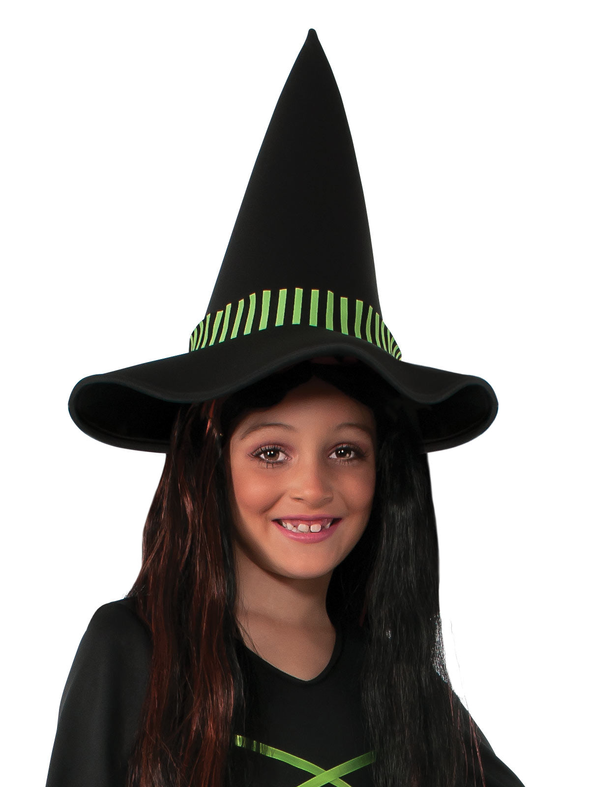 LIME WITCH COSTUME, CHILD - Back