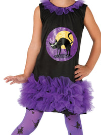 PURPLE TUTU WITCH COSTUME, TODDLER/CHILD - Side