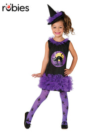 PURPLE TUTU WITCH COSTUME, TODDLER/CHILD - Front