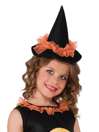 ORANGE TUTU WITCH COSTUME, TODDLER/CHILD - Back