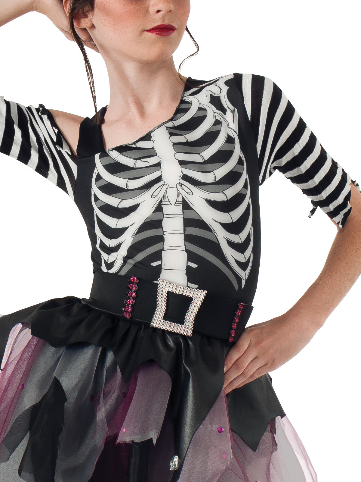 SKELEE BALLERINA COSTUME, CHILD - Back