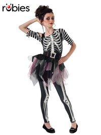 SKELEE BALLERINA COSTUME, CHILD - Front