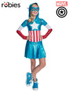 AMERICAN DREAM HOODIE DRESS, CHILD - Front
