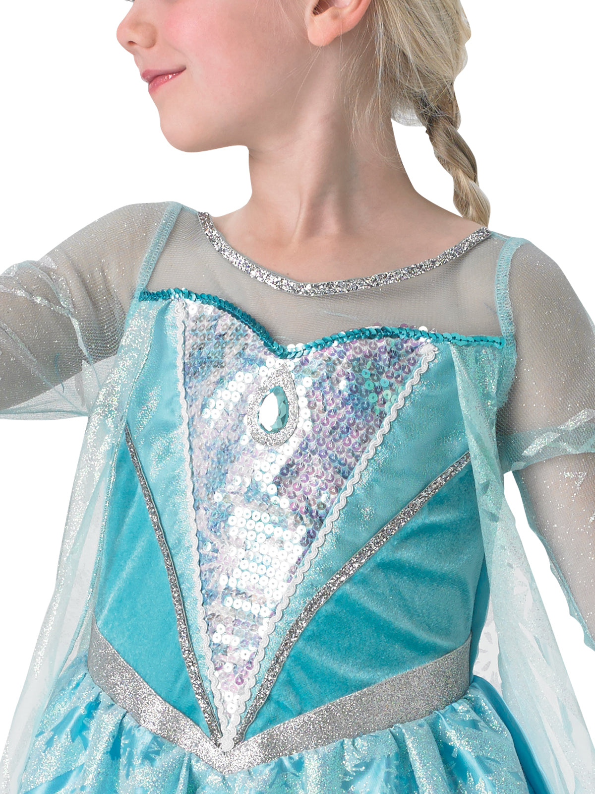 ELSA PREMIUM COSTUME, CHILD - L - Side
