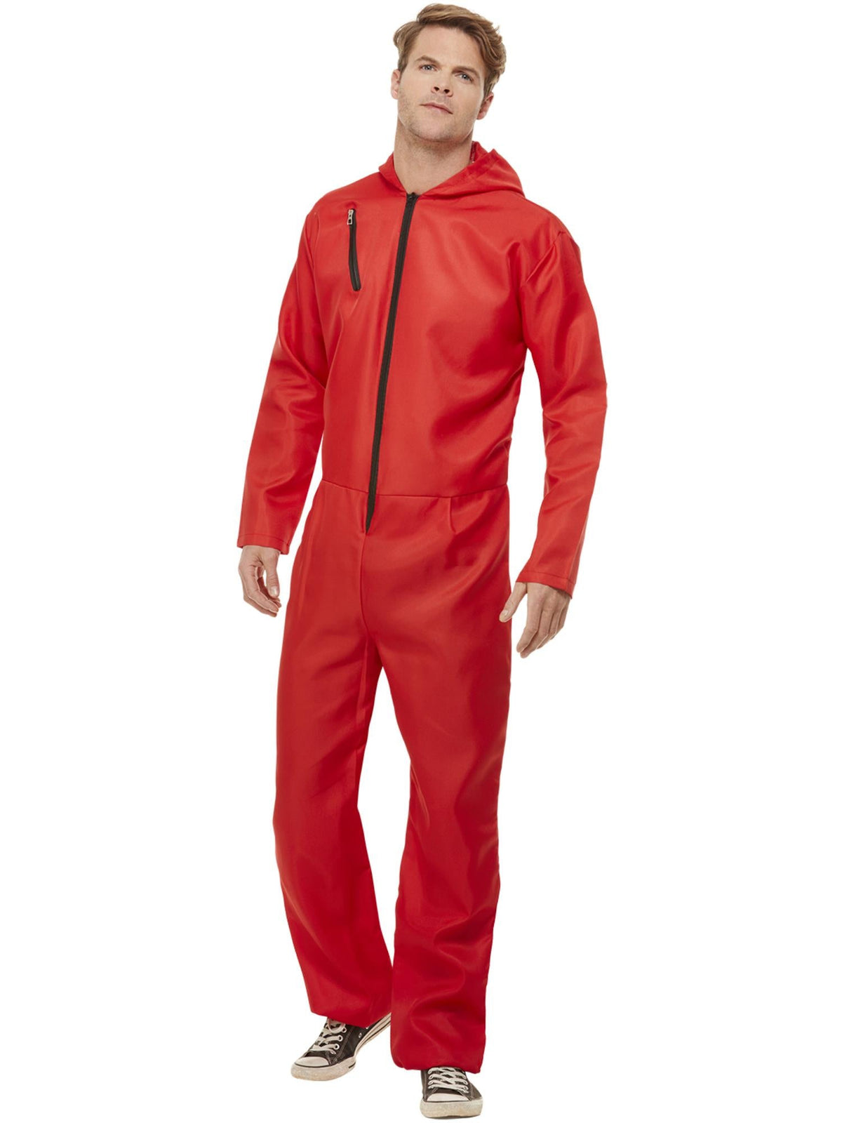 BANK ROBBER JUMPSUIT, ADULT - L - Back