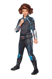 BLACK WIDOW DELUXE COSTUME, CHILD - Front