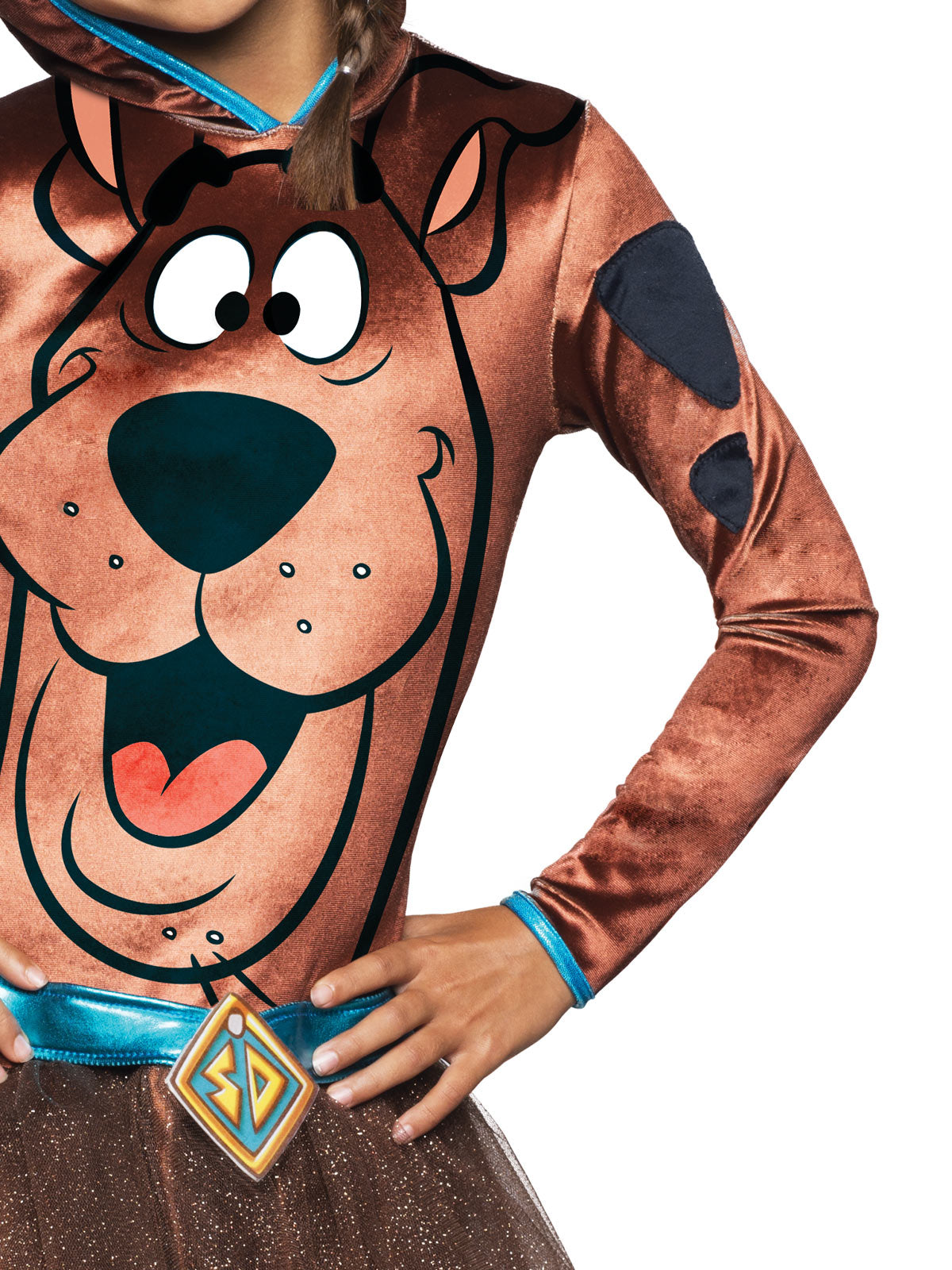 SCOOBY-DOO HOODED COSTUME, CHILD - Side