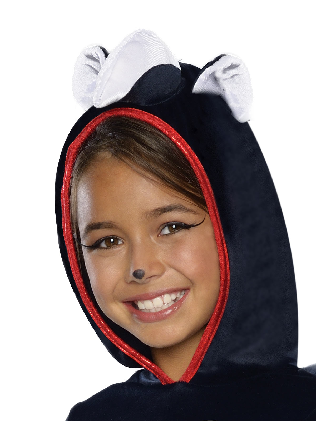 PEPE LE PEW HOODED COSTUME, CHILD - Back