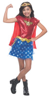 WONDER WOMAN SEQUIN TUTU COSTUME, CHILD - Front